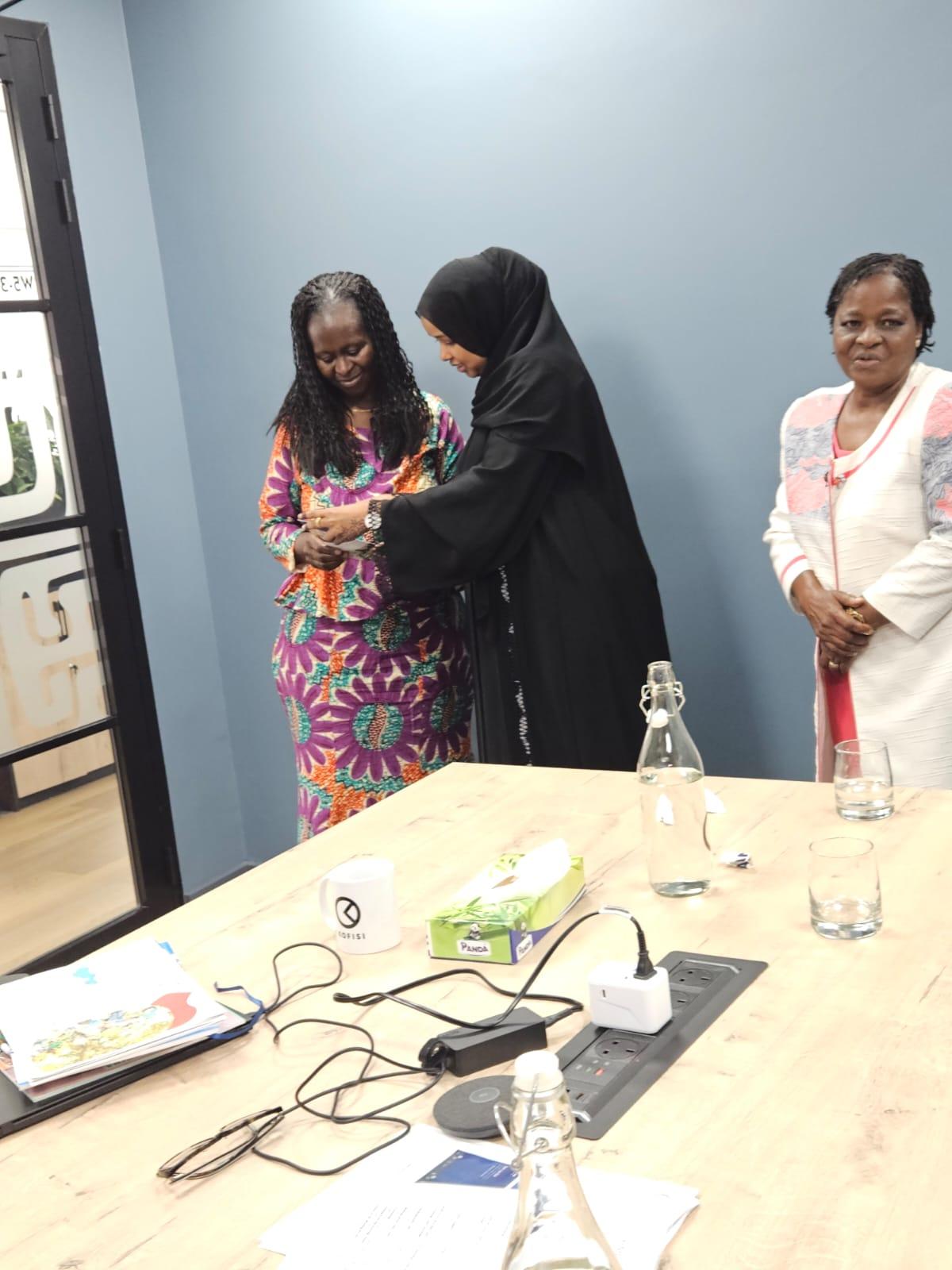Madam Rachel Toku-Appiah with grassroots women health champions