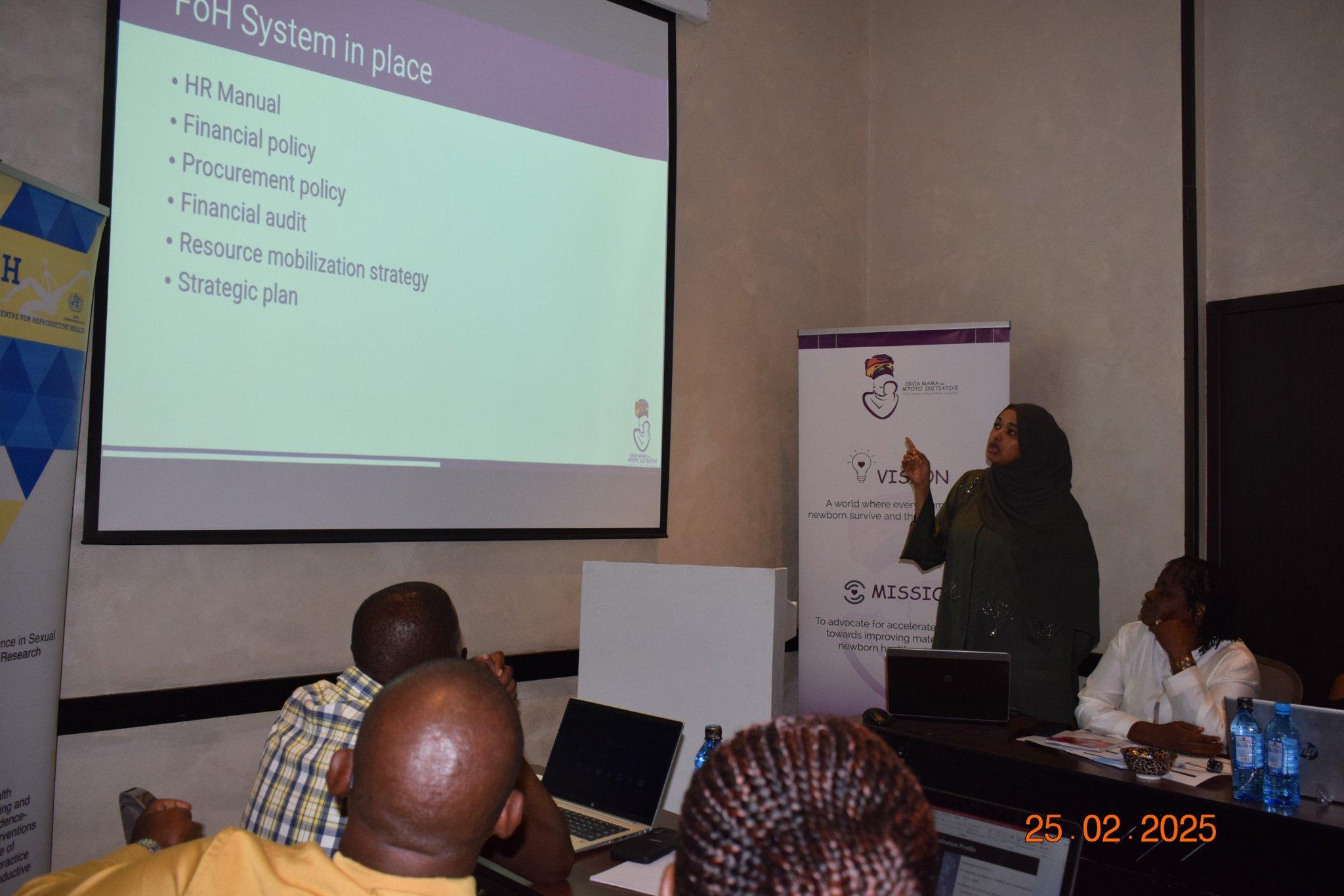 The workshop where Okoa Mama na Mtoto first came together, February 2025